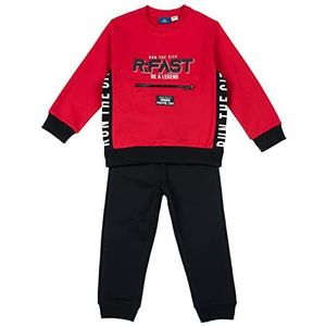 Chicco, Jumpsuitset: sweatshirt en lange sportbroek, Kinderen en tieners, Rood (812), 4 jaar