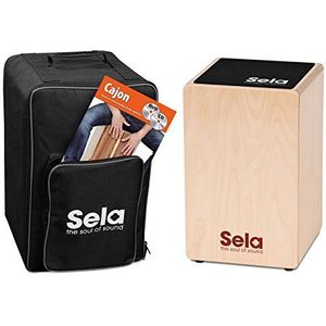 Sela SE 156 NL Primera Cajon beginner bundel met rugzak, cajon pad, Nederlands Cajon boek, CD en DVD