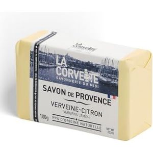 La Corvette – Provence Zeep Citroenverbena – 100g – Handzeep – Natuurlijk – Zonder Palmolie – Zacht voor de Huid