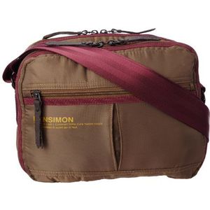 Bensimon Pocket Bag, uniseks schoudertas voor volwassenen, beige 702 taupe