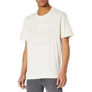 United Colors of Benetton (Z6ERJ) T-shirt 3UTGJ19F8 Trui, wit met knopen 95F, XS Heren, wit met knopen 95f, XS