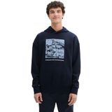 TOM TAILOR DENIM Sweatshirt  navy / lichtblauw
