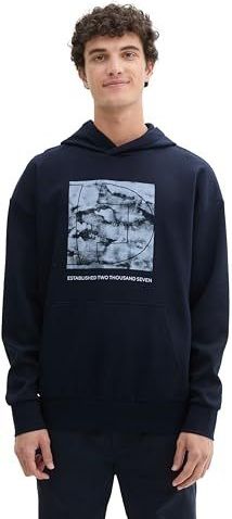 TOM TAILOR DENIM Sweatshirt  navy / lichtblauw