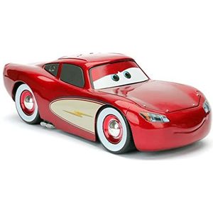 Jada - Lightning McQueen, schaal 1:24, gemaakt van metaal, rubberen banden, deuren, motorkap en kofferbak worden geopend, verzamelstuk (253084001), voor kinderen