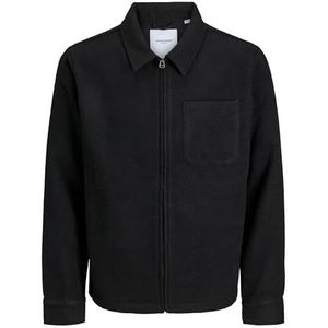JACK & JONES Heren Jjhank Shacket, Zwart, M, zwart, M
