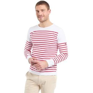 Armor Lux Matrozenshirt ""Arsenal"" heren, meerkleurig (wit/Braise 320)., M