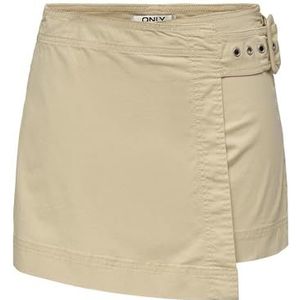 Only - Korte Rok - Zwart - Katoen