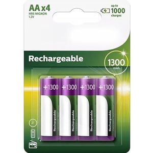 Oplaadbare batterij R6B4A130/10 AA, 4 stuks voor een langere levensduur