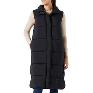 s.Oliver BLACK LABEL Mouwloos vest voor dames, Grau/Schwarz, 42