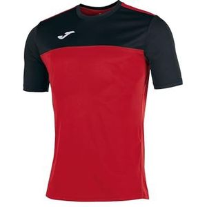 Joma - Winner Shirt - Korte Mouw - Rood/Zwart - Kinderen