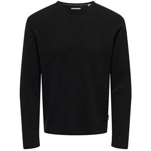 ONSGORDON RLX 12 LS Crew NOOS, zwart, S