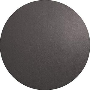 ASA Lederen placemat, PVC, grijs, 38 cm