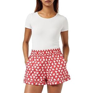 United Colors of Benetton Short 4ULPD900L Shorts, rood patroon roze 74A, S dames, rood fantasia roze 74a, S