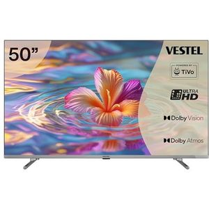 Vestel - TiVo 50UT9840 - LED-TV - 50 inch - 4K UHD - Smart TV - Zwart