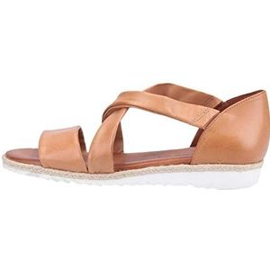 Hush Puppies Gemma Espadrille Wedge sandaal voor dames, bruin, 38 EU