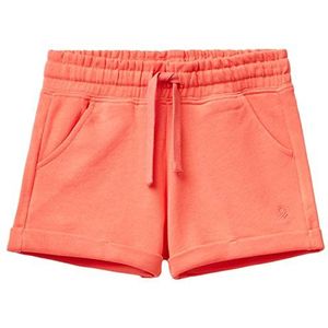 United Colors of Benetton Shorts voor meisjes en meisjes, Oranje 1r0, 120 cm