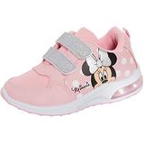 Disney - Minnie Mouse - Oplichtende Sneakers - Wit Roze - Kinderen - Touch-sluiting - Knipperende LED