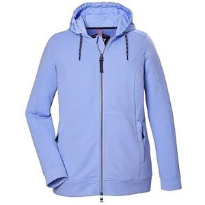 STOY Dames Powerstretchjas met capuchon STS 1 WMN FLX JCKT, lichtblauw, 46, 43083-000