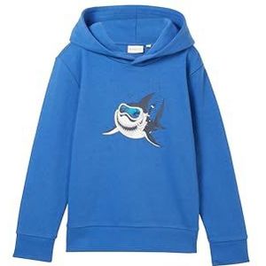 TOM TAILOR Sweatshirt voor jongens, 34662 - Soft Sapphire Blue, 92/98 cm