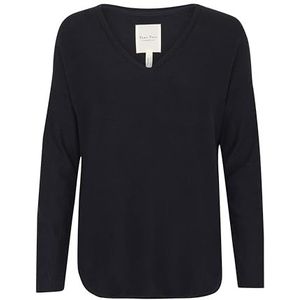 Part Two IliviasaPW Damestrui met lange mouwen, relaxed fit, Donkere marine., L