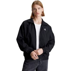 Calvin Klein Jeans Ongevoerde Harrington geweven jassen voor heren, zwart., XL