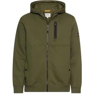 camel active - Sweatjack - Bosgroen - Met Capuchon