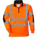 Portwest Xenon Rugby Shirt Size: XXXL, Colour: Oranje, B308ORRXXXL