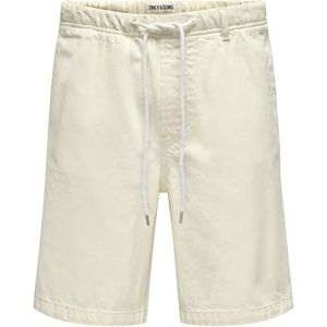 Onsfade Strings White 4160 DNM Shorts, ecru, L