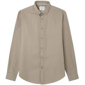 Springfield Herenhemd medium grijs, maat S, grijs/taupe, maat M, S