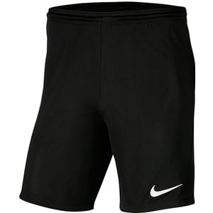 Nike Heren Shorts Short Nike Park Iii Knit, Zwart Wit, BV6855-010, S