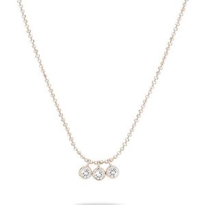 Tamaris - TJ-0605-N - Halsketting - Roségoud - 925 Zilver - Zirkonia