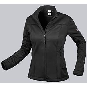 BP 1695-571 Dames Softshell Jacket voor 100% polyester zwart, maat 2XL