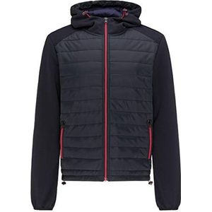 MOZZAAR Sportblouson sweatshirt voor heren, marineblauw, M