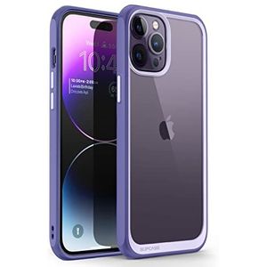 SUPCASE Unicorn Beetle Style Series Premium hybride beschermende transparante hoes voor 6,7-inch iPhone 14 Pro Max (2022 release), Mauve