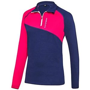 Black Crevice Dames Merino Skirolli, roze/marineblauw, 36