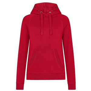 HRM Kinder Premium Raglan Hoodie, Rood, Maat 128 I Fair Trade Hoodie Kinderen met Kap, 320 g/m² I Gemaakt van 70% Katoen & 30% Gerecycled Polyester