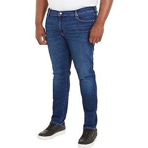 Calvin Klein Jeans Skinny Plus-broek voor heren, Denim Donker, 42W / 32L