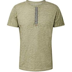 KEY LARGO Arena Button T-shirt voor heren, Groen (1500), L