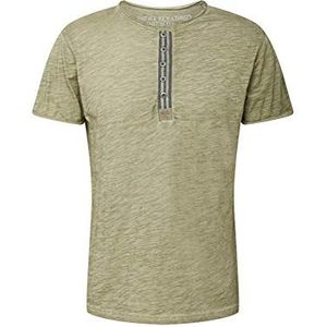 KEY LARGO Arena Button T-shirt voor heren, Groen (1500), XL