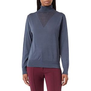 G-STAR RAW Dames Core Roll Neck Knit Pullover Sweater, Blauw (fantem Blue D166-863), XL