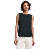 Street One Dames Top met chiffondetails in Groen, in size: 34
