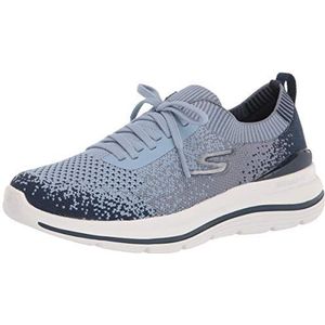 Skechers Dames Go Walk Stretch Fit Sneaker, marineblauw, 37 EU