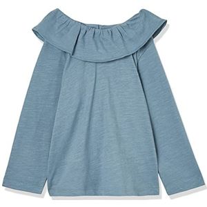 Petit Bateau Babyblouse voor meisjes van lichte jersey met lange mouwen, Rover, 18 Maanden