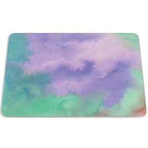 Bonamaison, Rechthoek digitaal bedrukte muismat, antislip onderkant, voor kantoor en thuis, afmetingen: 22x18 cm