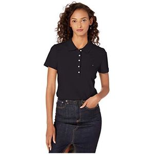 Tommy Hilfiger Women's Ss Core Pique Polo-Solid