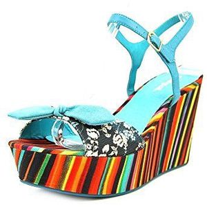 Desigual Meg Wedges voor dames, Blauw, 36.5 EU