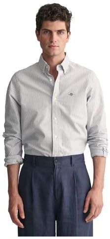 Gant - 3000232 Oxford Overhemd - Blauw - Katoen - Lange Mouwen