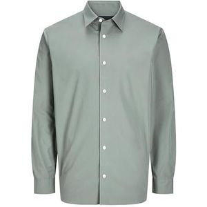 JACK & JONES Herenhemd, relaxed fit overhemd, agave green, M