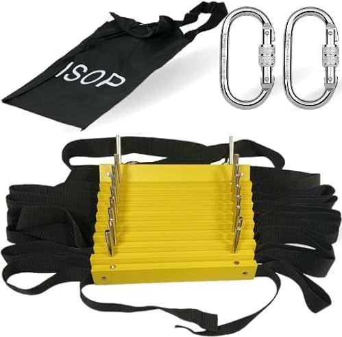 ISOP - Brandvluchtladder - 4 m - Intrekbare Ladder voor Huizen met 2 Verdiepingen