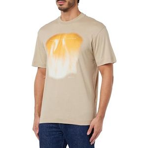 TOM TAILOR Denim T-shirt voor heren, 11704 - Silver Ecru, XL